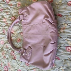 Leather Lilac Big Bag